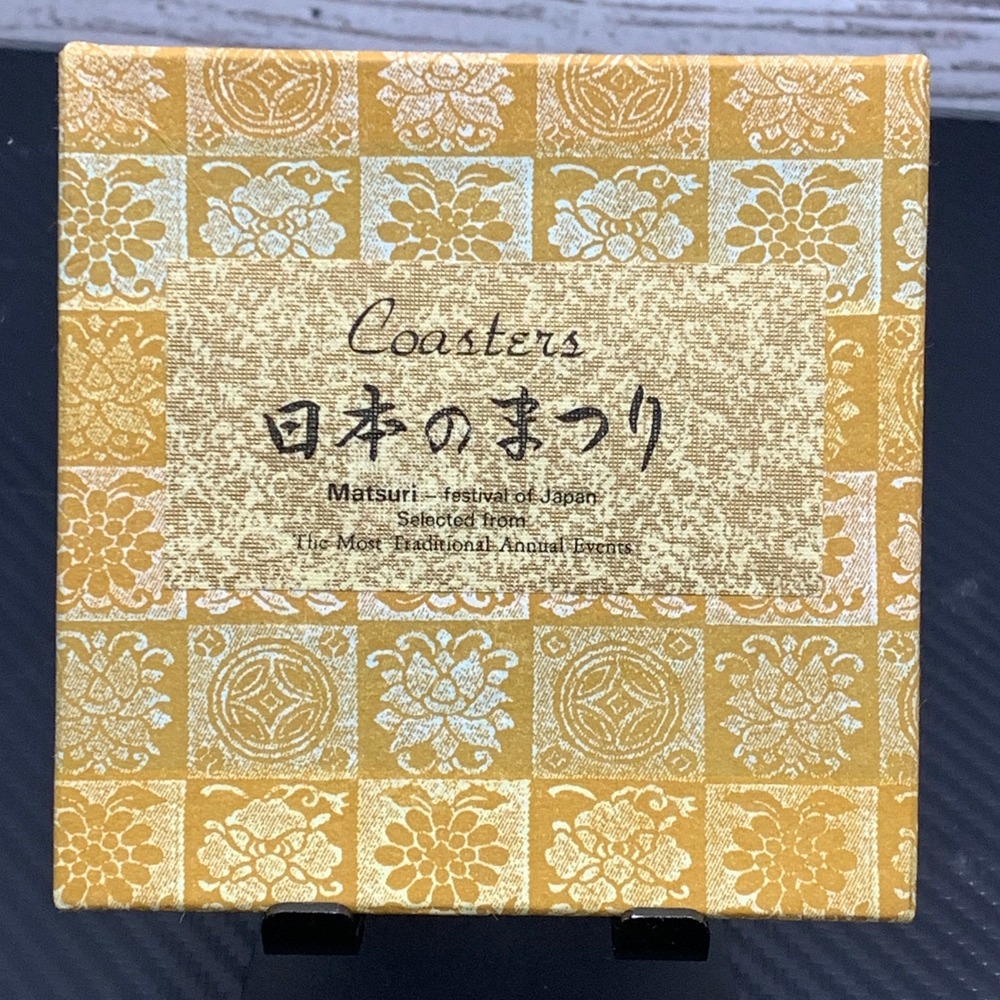 Matsuri Festival of Japan Coasters Set of 6 Traditional Annual Events